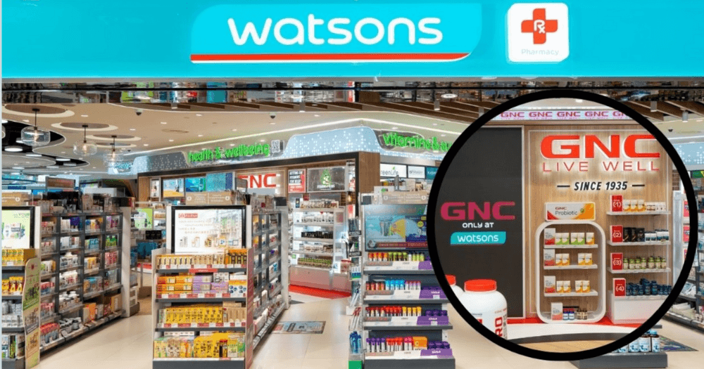 GNC supplements at Watsons Singapore