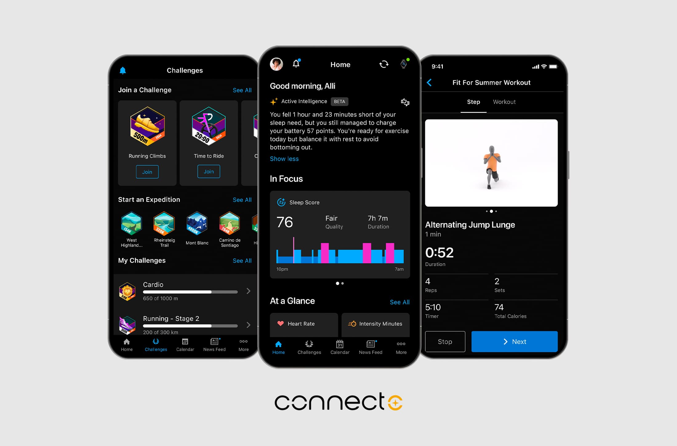 Garmin Connect Plus promotional image
